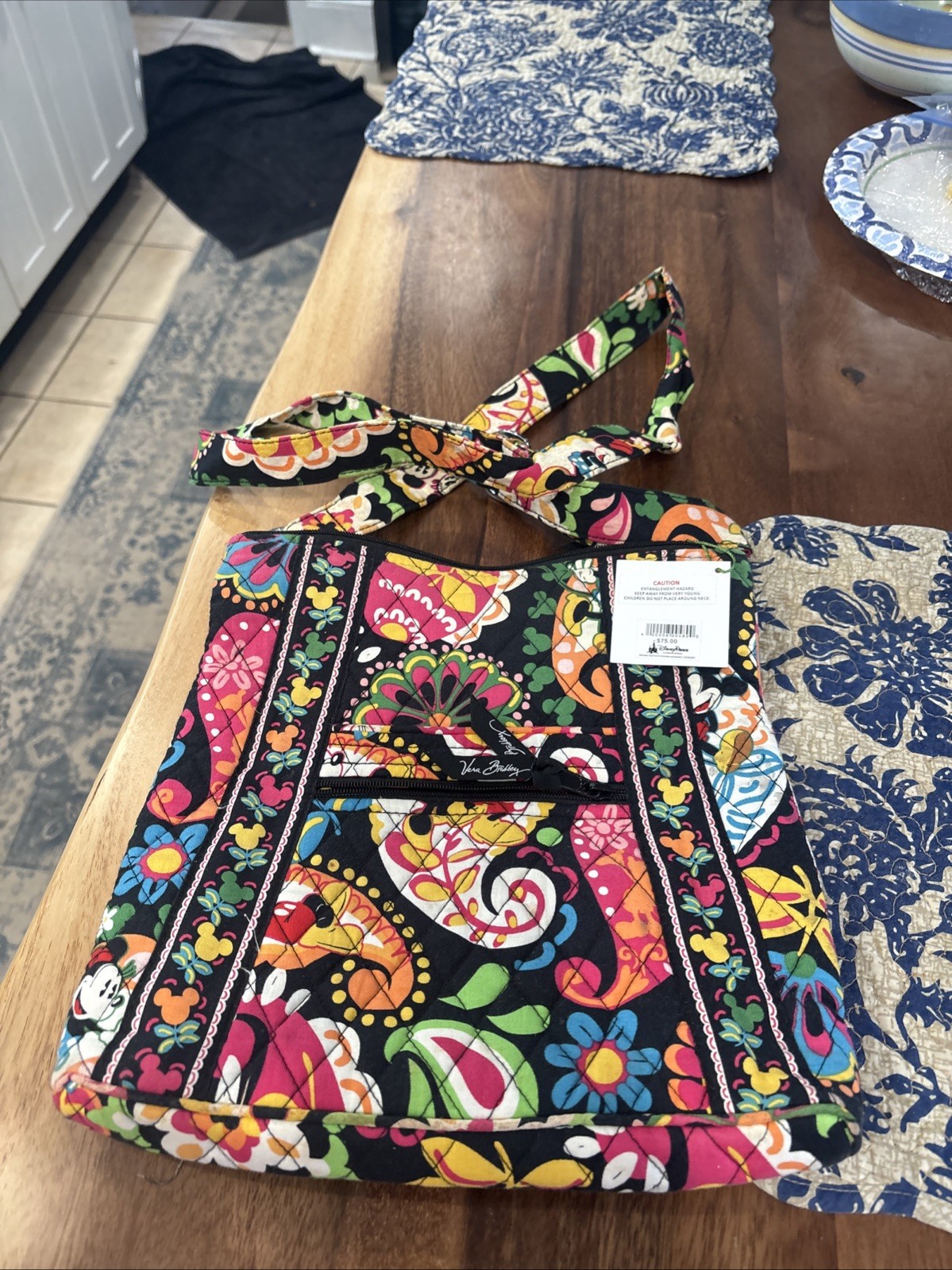 Vera Bradley Hipster Crossbody Disney Midnight With Mickey NWT