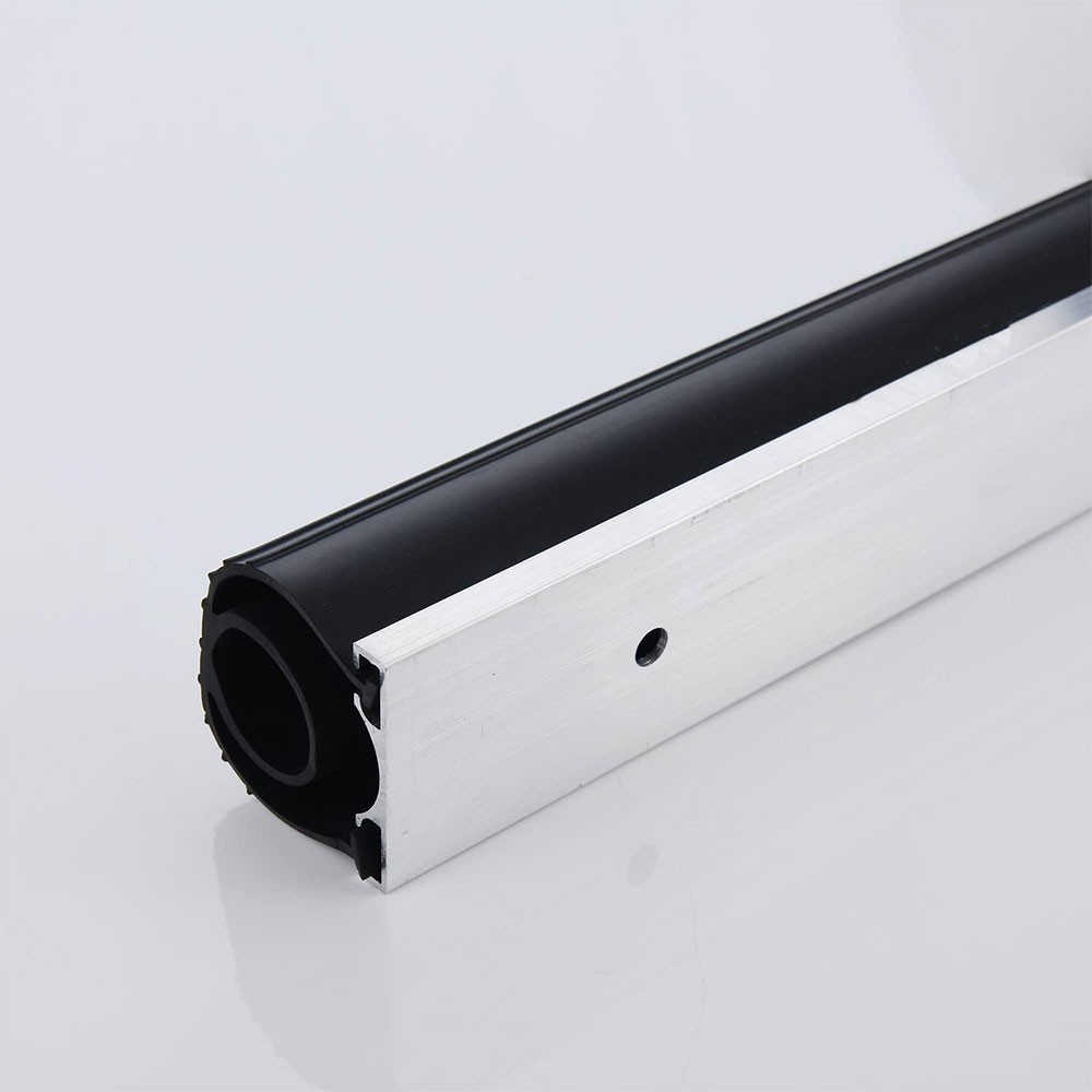 10Ft 1-5/8'' Universal U+O Ring Garage Door Bottom Seal kit with Track Retainer