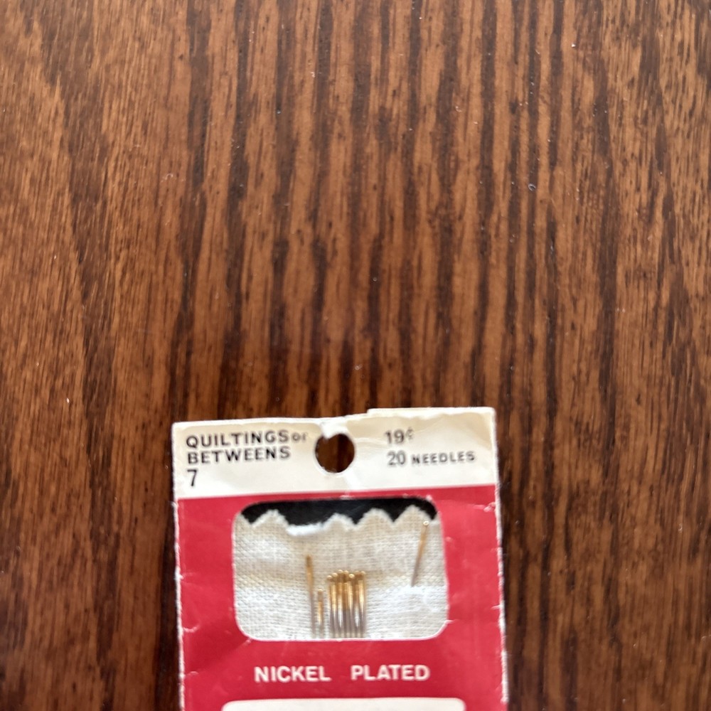 Miscellaneous Vintage Sewing Materials - Spools, Bobbins & Needles