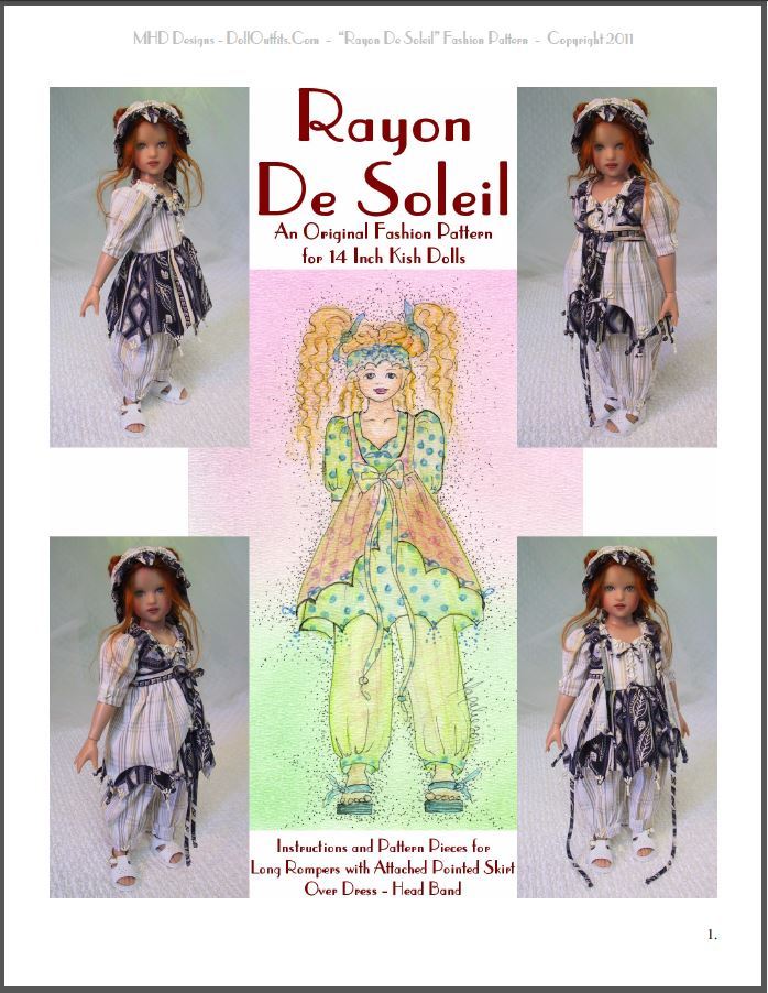 "Rayon De Soleil" Fashion Pattern for Kish Chrysalis