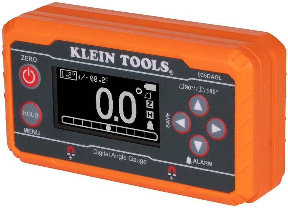 935DAGL Digital Level Angle Finder with Programmable Angles, Measures 0 - 90 and