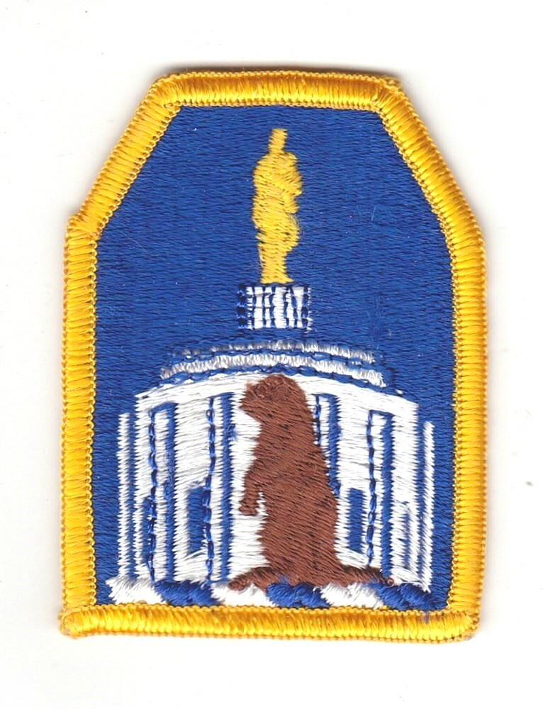 Army Patch: Oregon National Guard Headquarters, old design - merrowed edge