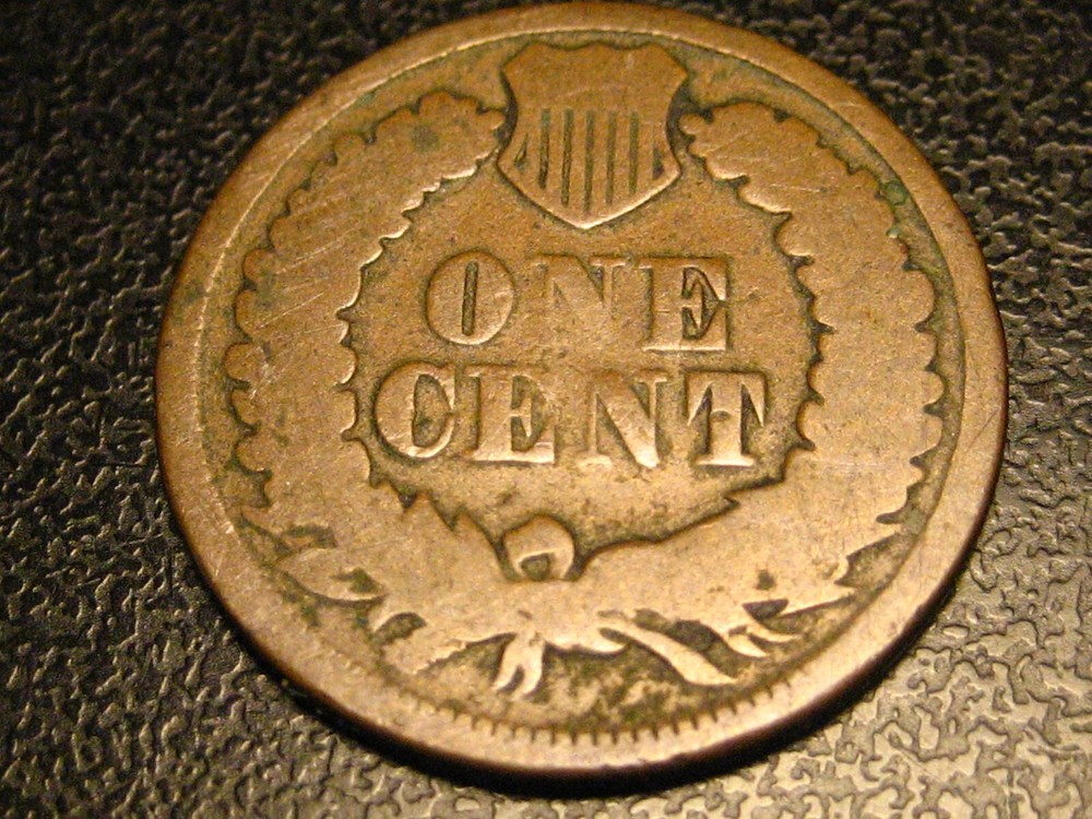 1865 Fancy 5 Indian Head Cent