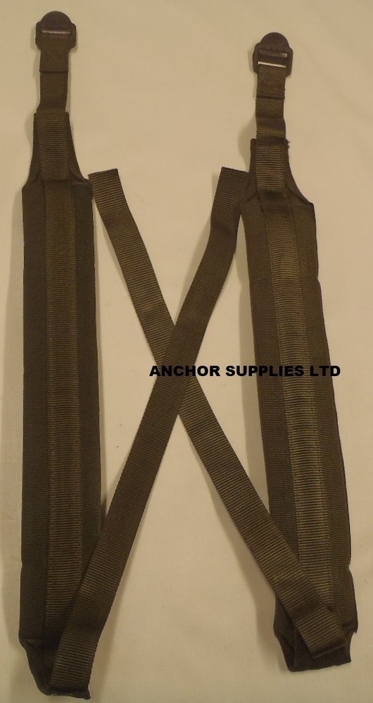 Ex British Army GS / Para Back Pack Frame Back Support Straps Pair (Still18F)