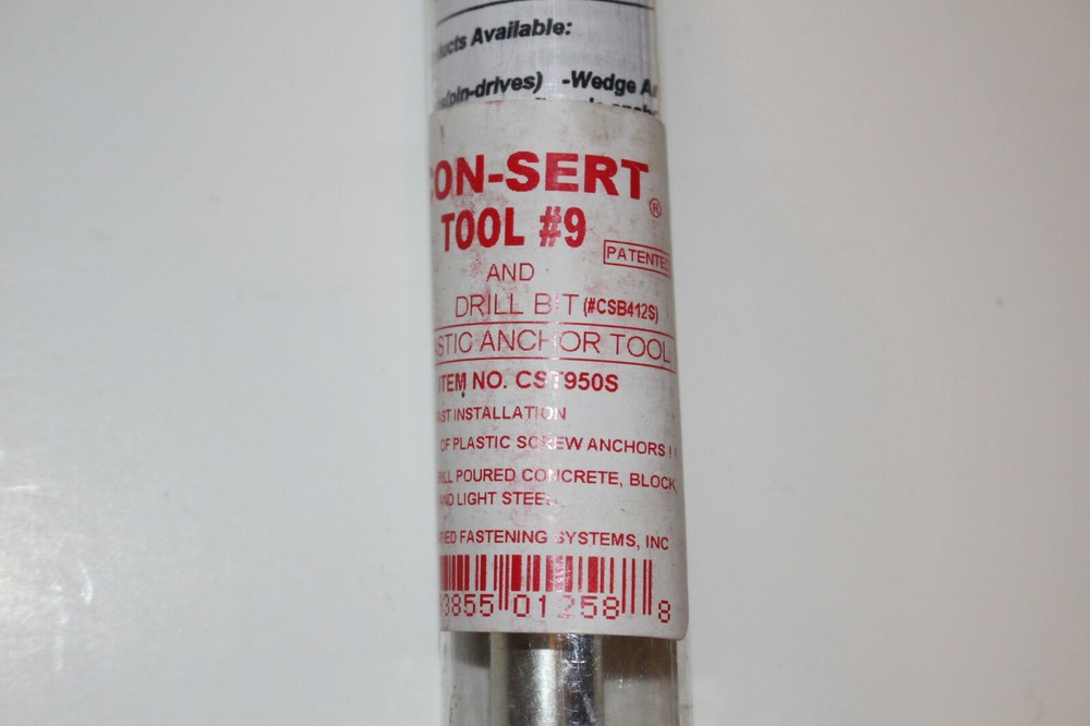 Con-Sert Tool #9 w/ CSB412S Drill Bit, #2 Driver and Hex Tool