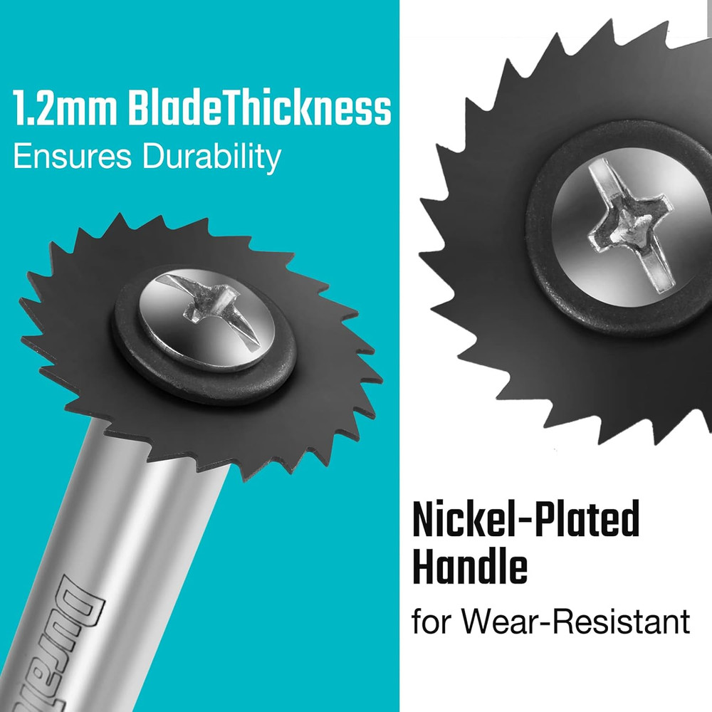 Inner Pipe Cutter Drill Attachment w/ 2 Extra Blades for PVC Plastic Pipe