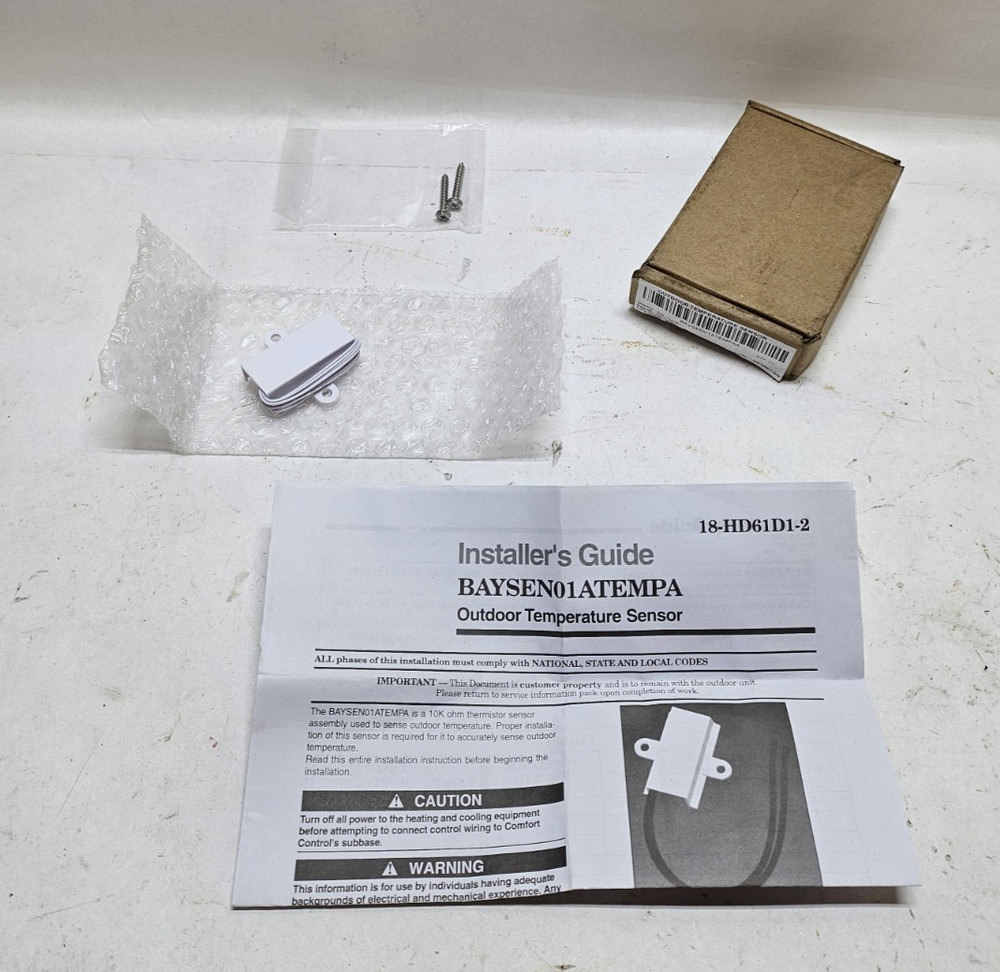 Trane BAYSEN01ATEMPAA Temperature Outdoor Sensor Wired