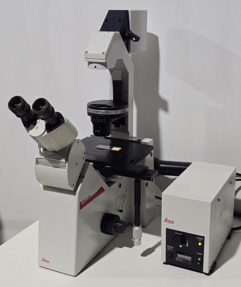 Leica DMIRB Phase and Modulation Contrast Fluorescence Inverted Microscope