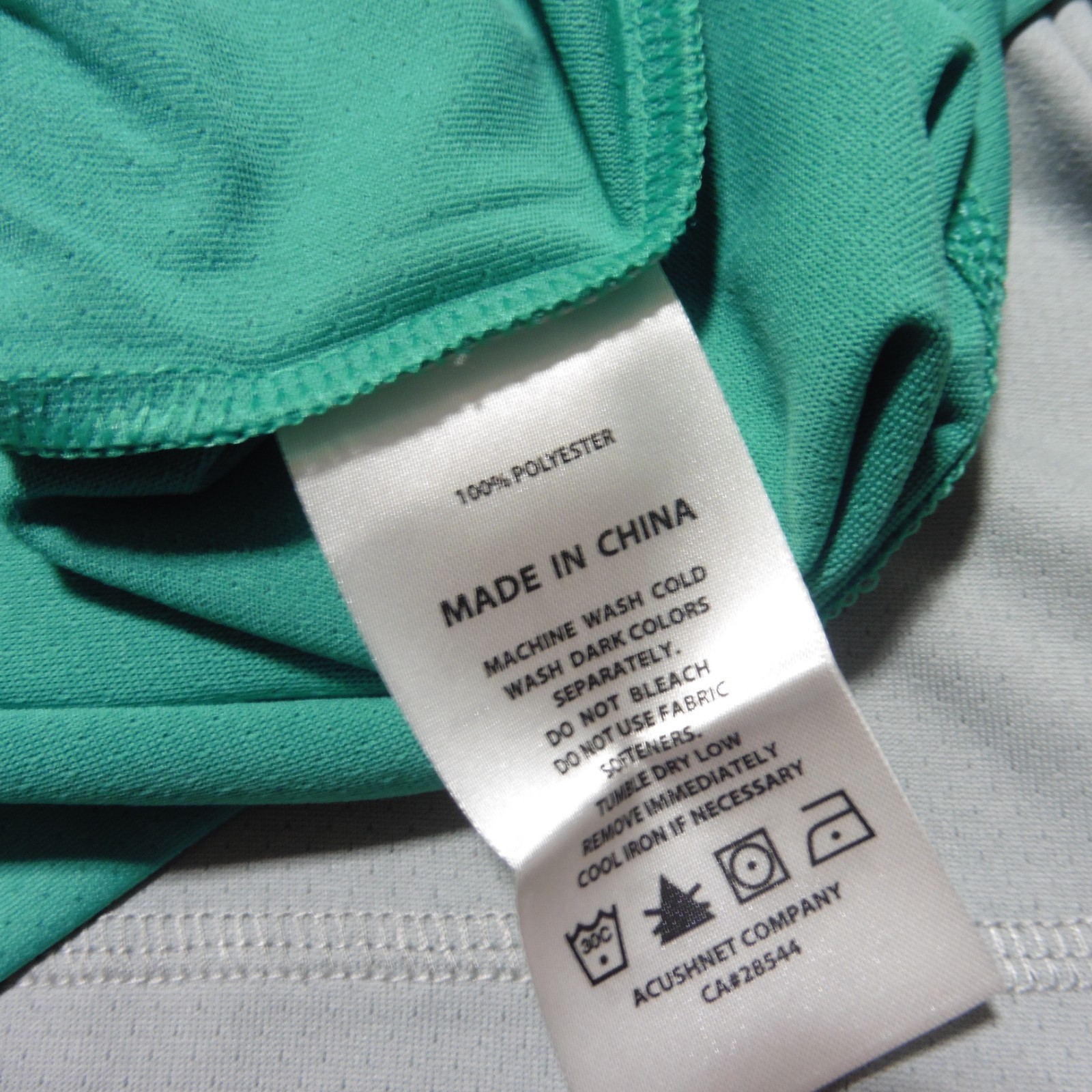 FOOTJOY Mens XL T SHIRT TRAINING WORKOUT GOLF POLYESTER GREY BLUE GREEN