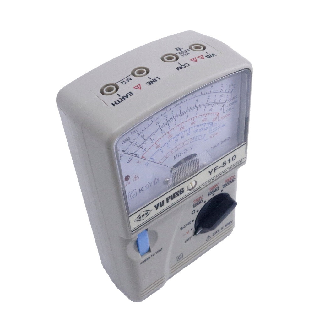 TENMARS YF-510 Pointer Type High Resistance Meter Insulation Tester 0~600V