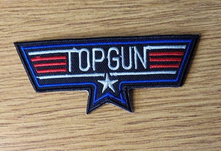 Top Gun Logo Patch 4 inch wide
