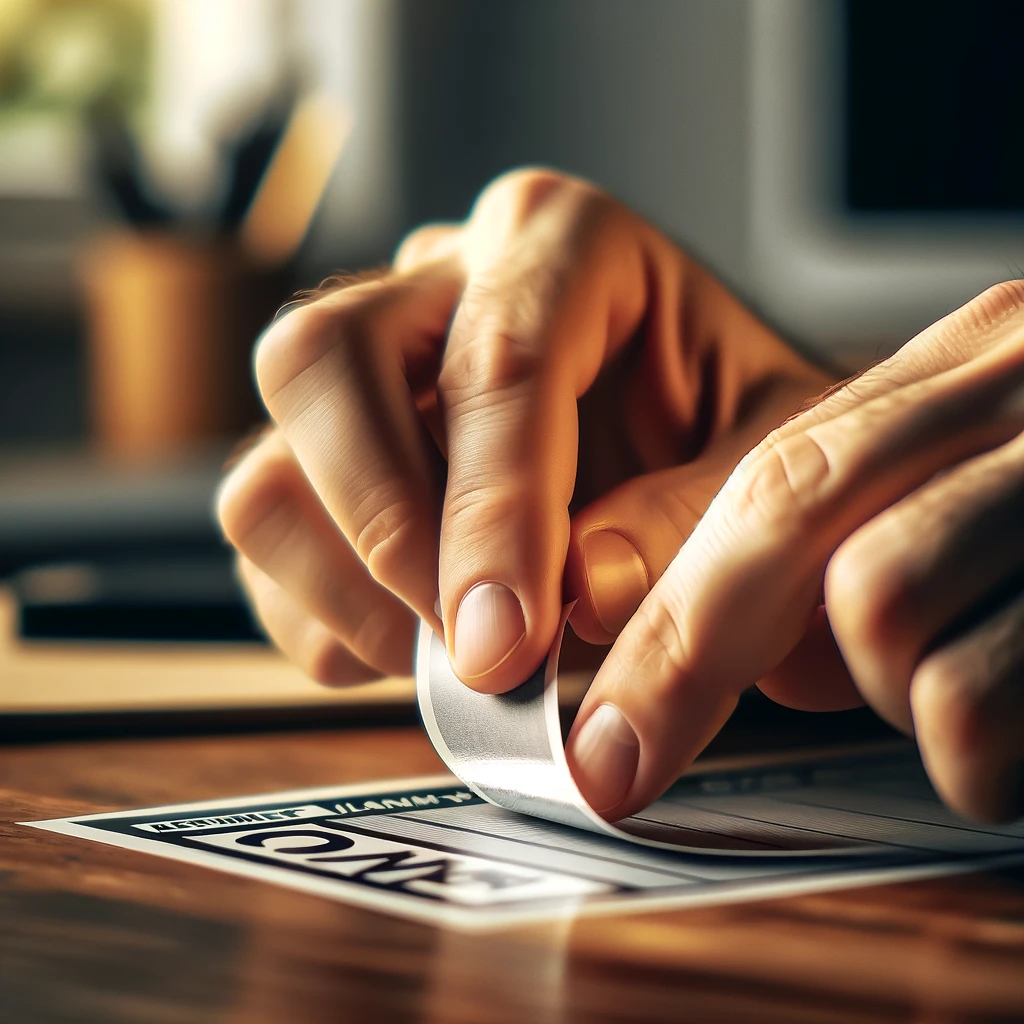 24 inch x 100 ft Matte Photo Peel sticker paper roll Adhesive Vinyl stick decalr