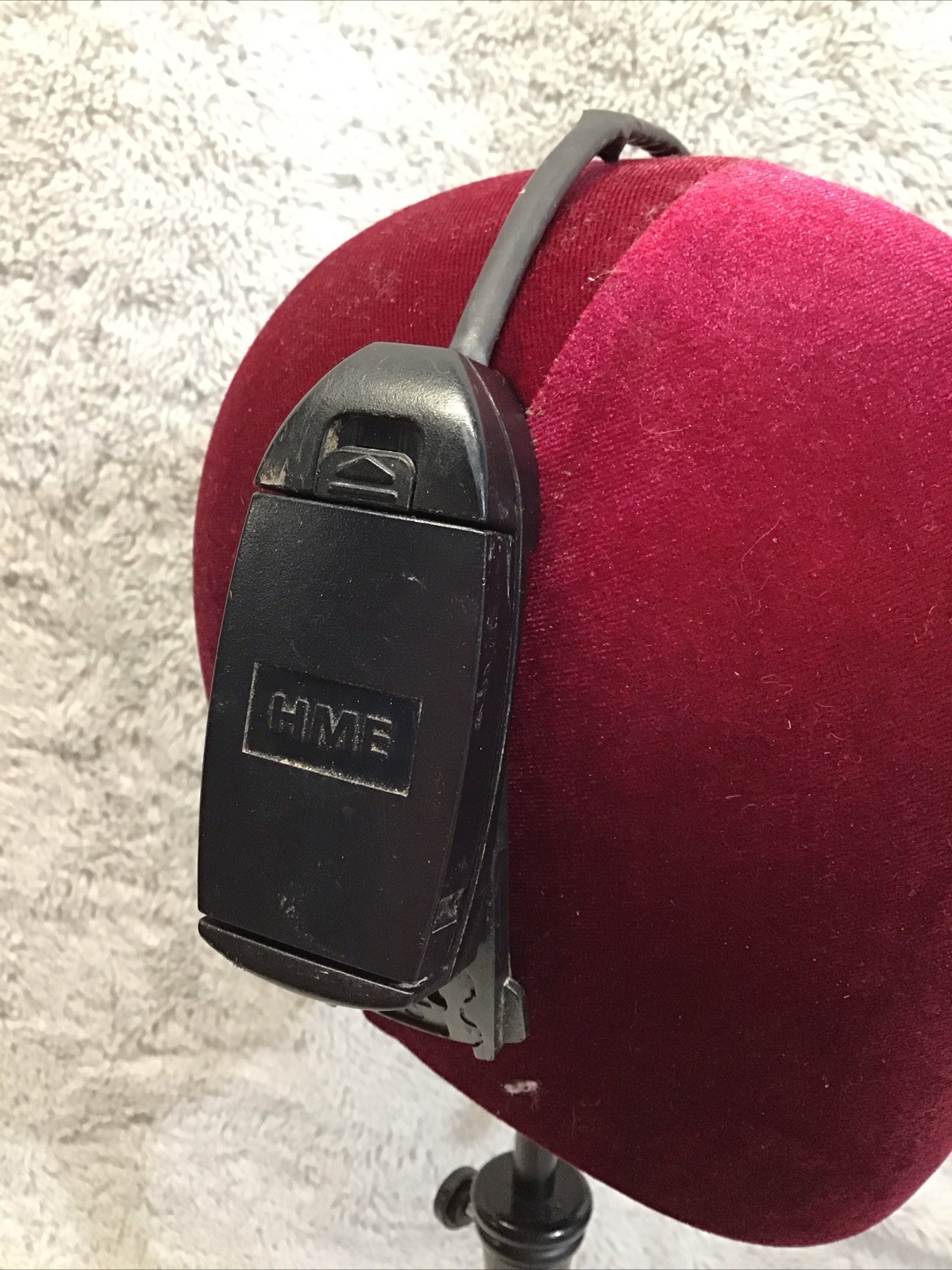 HME HS6000 RED Wireless Drive Thru Intercom Headset W/Battery Used Working Rough