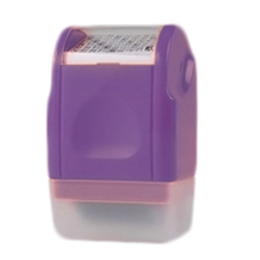 Portable Purple Roller Stamp Data Security Protection Theft Prevention ID Stamp.
