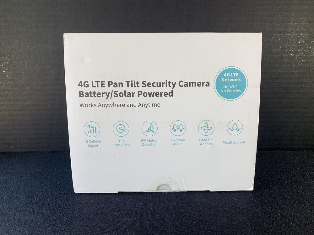 Oculview Pan Tilt Security Camera Battery/Solar  Powered Model S40