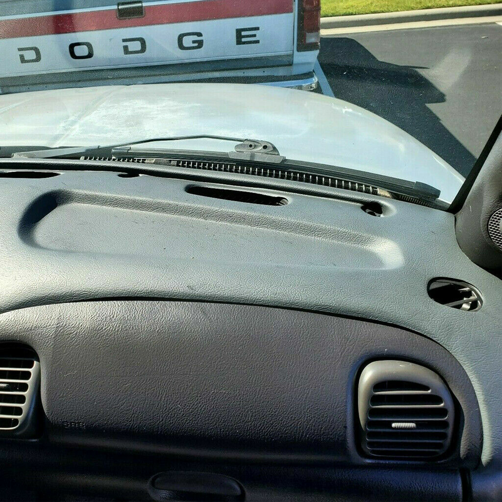 For 1998-2002 Dodge Ram Pickup ABS Dash Bezel & Dashboard Cover Overlay W/clips