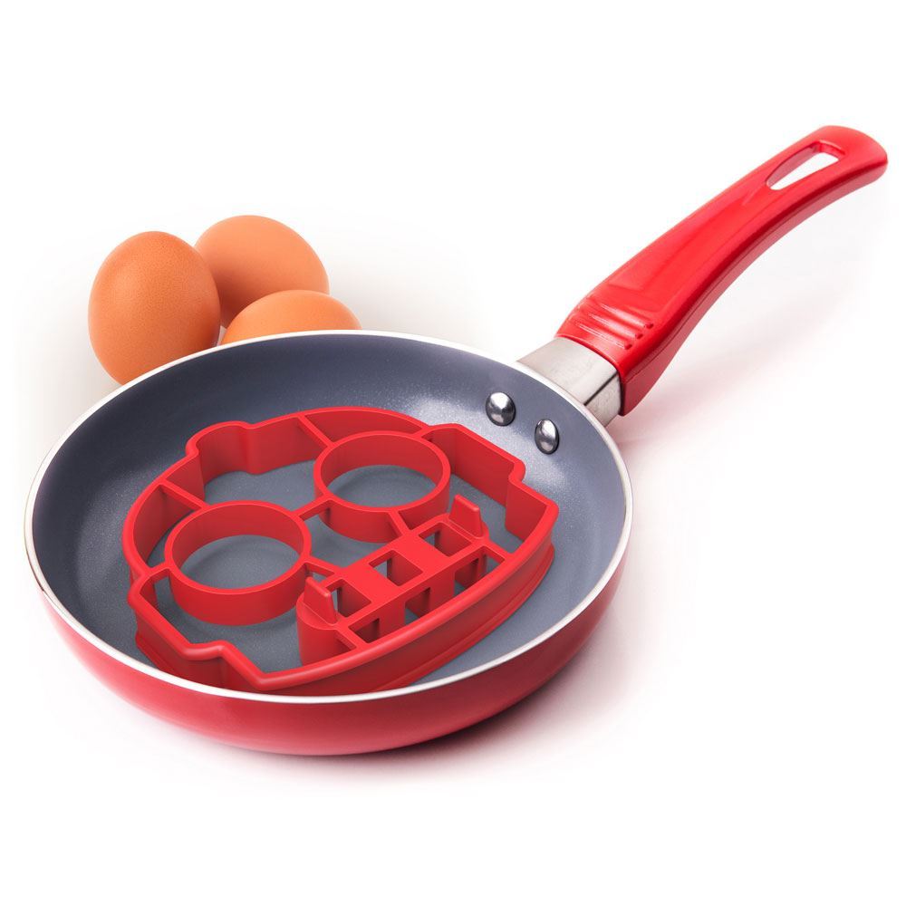 Funny Side Up Robot Breakfast Eggs & Bacon Corral By Fred & Friends