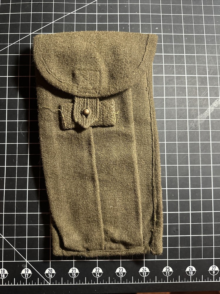 Vintage WWII Era Magazine Pouch 2 Pocket