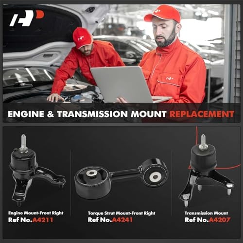 Engine Motor Mount 3PCS Set - Fit for 2004-2007 Highlander (AWD, Automatic)