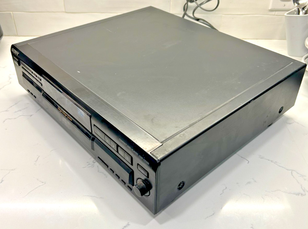 Sony CDP-CE335 5-Disc CD Carousel Changer Player NO REMOTE - TESTED Working
