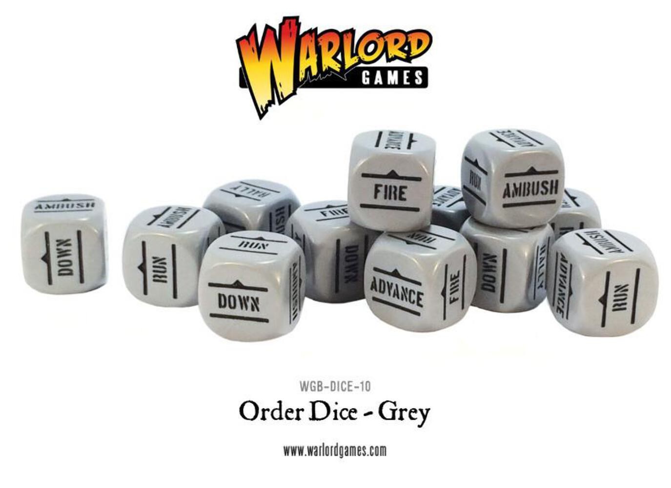 Bolt Action Orders Dice