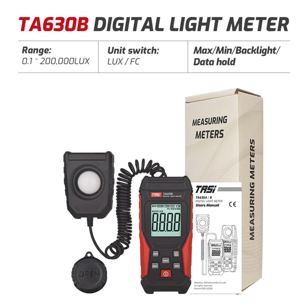 New Luxometer Professional Lux Meter Handheld Light Meter High Accuracy Luxmeter