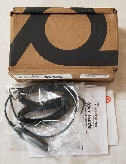 New Plantronics HIS Direct Adapter Cable 72442-41 Cable Adapter
