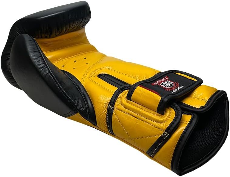 Invincible Fight Gear Professional Hook and Loop Leather Training Boxing Gloves