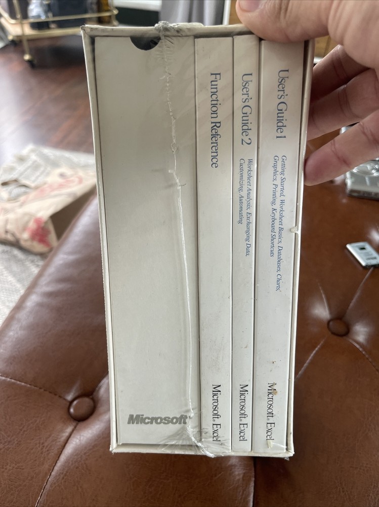Microsoft Excel 4.0 Spreadsheet Software for Vintage Macintosh Computer Sealed