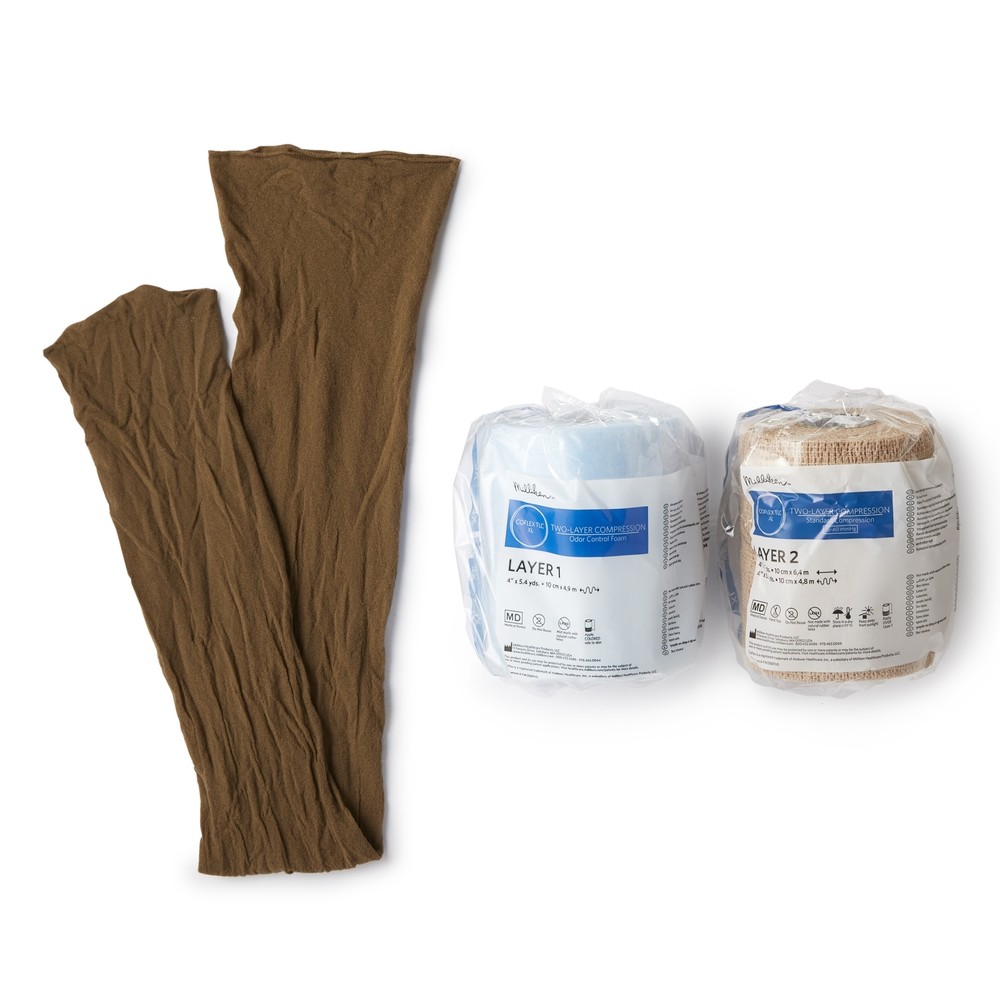 Co-Flex 2 Layer Compression Bandage System Beige 16 Ct