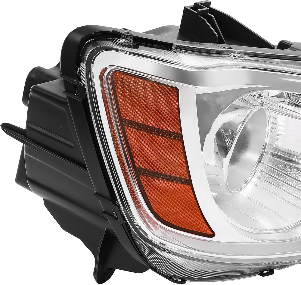 Halogen Headlight Assembly Compatible with 2011-2023 Chrysler 300 DRL Chrome....