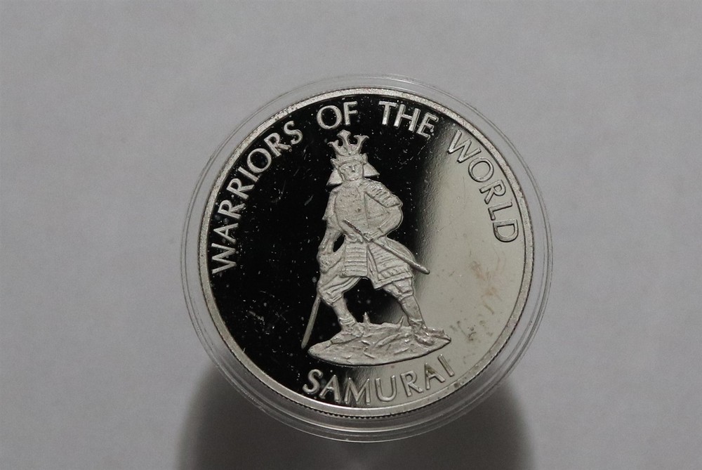 🧭 🇨🇩 CONGO 10 Francs SAMURAI 2010 PROOF ONLY 1000 MADE B84 XT18