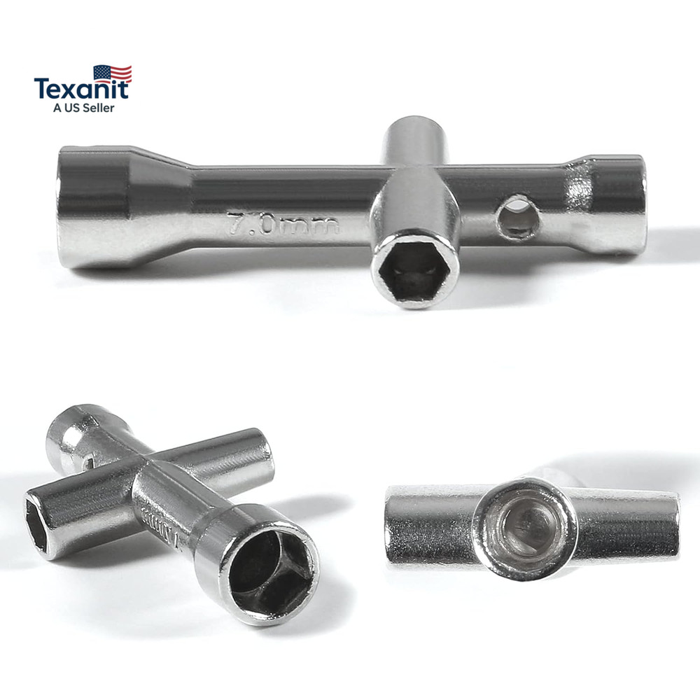 3D Printer Wrench 5 in 1 Multi-Function Wrench & Cross Wrench Replacement Instal