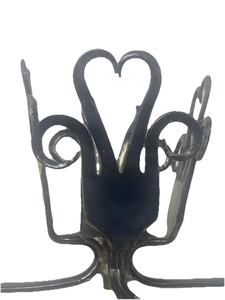 Custom 4 Fork Art Candle Holder