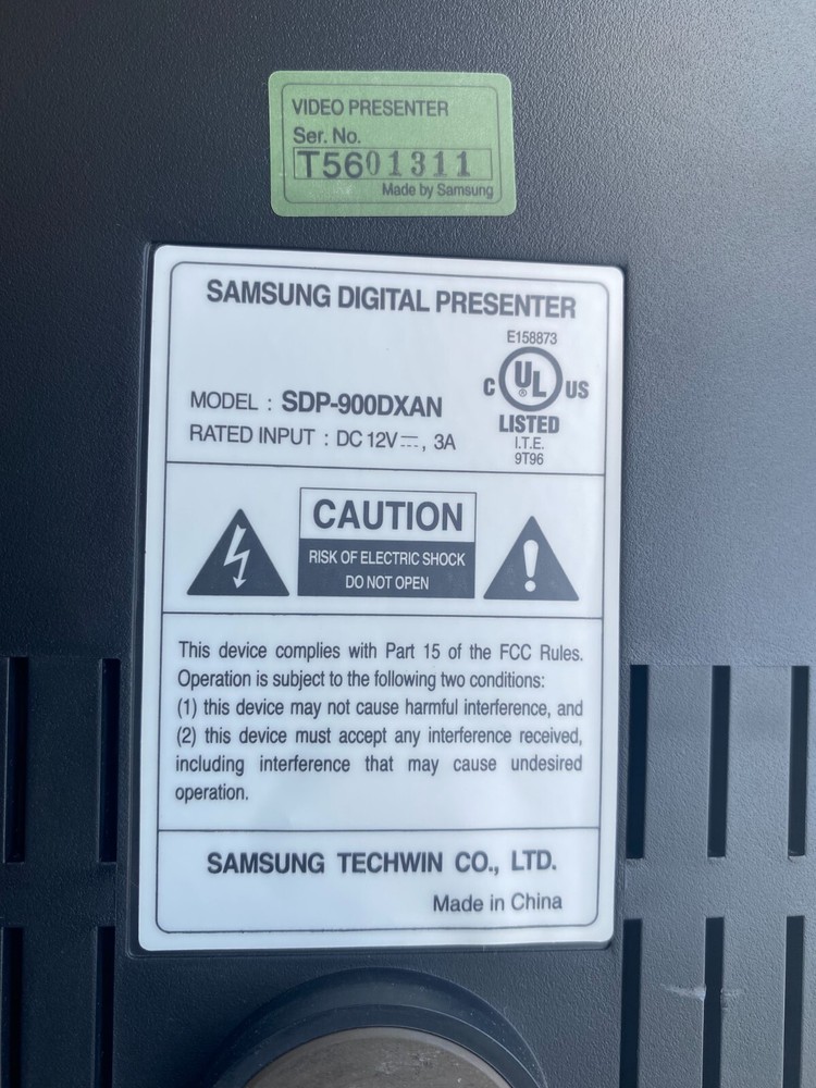 SAMSUNG DIGITAL PRESENTER SDP-900DXA
