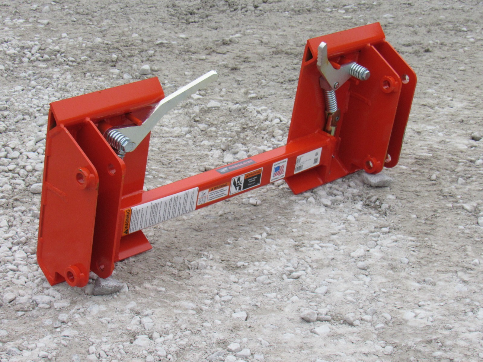 Kubota LA350 LA401 LA452 to Skid Steer Quick Attach Adapter Conversion 832810