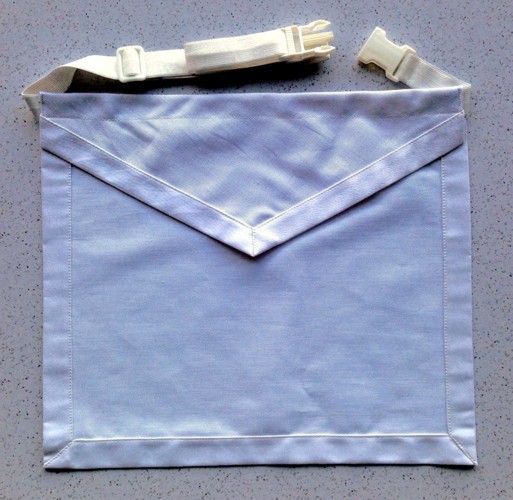 Masonic Cloth Apron with Adjustable Belt (MCA-1)