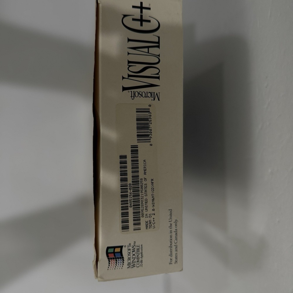 RARE Vintage Microsoft Dev Software Lot Visual Basic C++ FoxPro Promo NFR Box