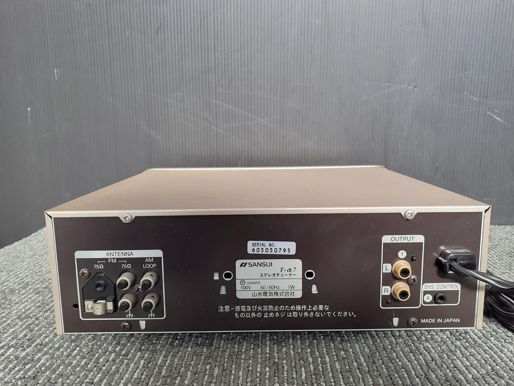 Sansui Tuner T-α7 Used