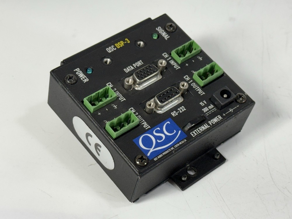 QSC DSP-3 Digital Signal Processor Module ~ No Power Supply / WORKING