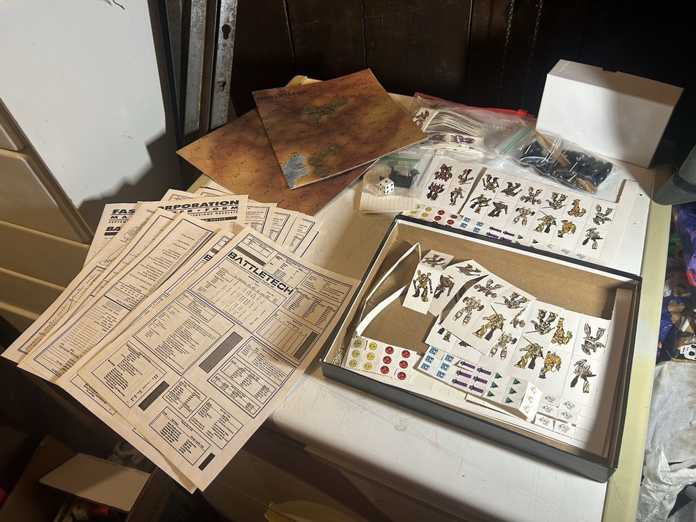 Battletech 2nd Ed. 1604 FASA Missing Card Stands