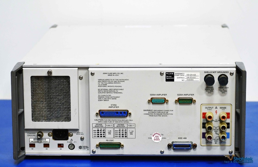 Fluke 5700A Multifunction Calibrator 5700A-03 Option ISO 17025 Calibrated