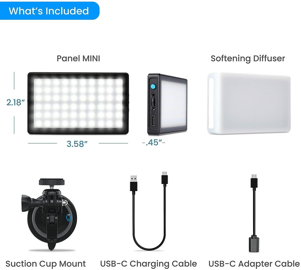 Lighting Kit for Live Streaming Video Conferencing Remote Working for Laptop PC