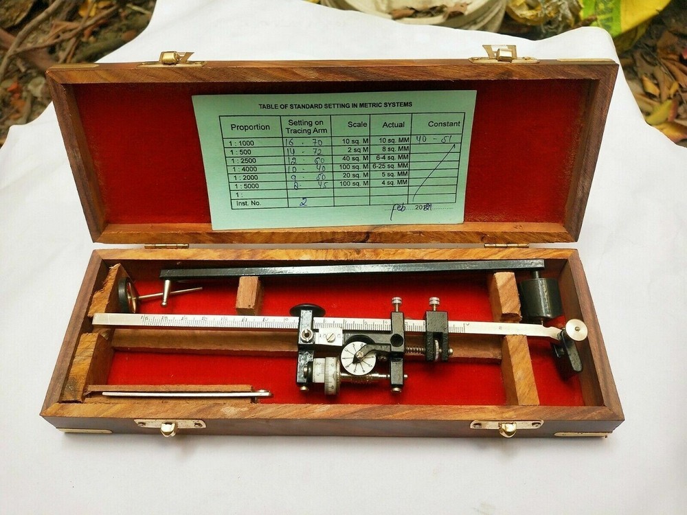 PLANIMETER SLIDING ROLLER DRUM TYPE SUPERIOR QUALITY IN BOX SIZE 28 CM