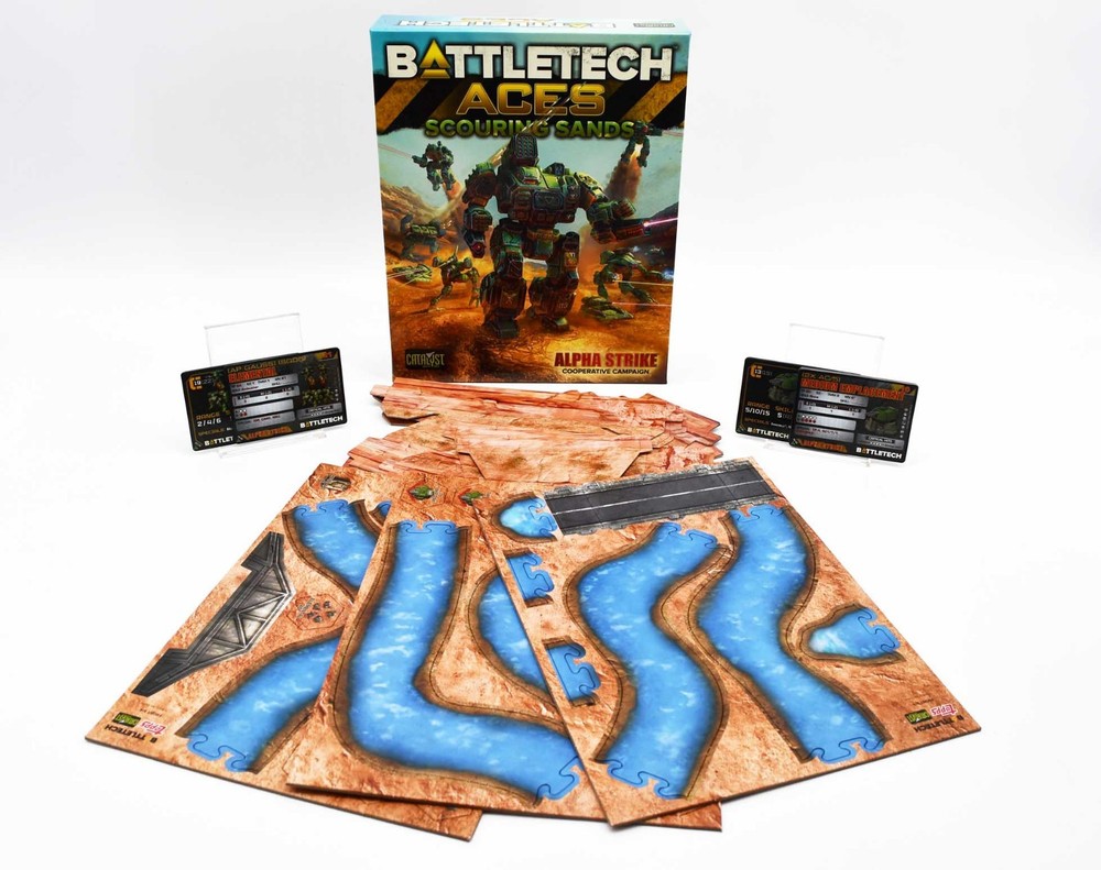 Replacement Terrain & Units [BattleTech Aces Scouring Sands] Catalyst