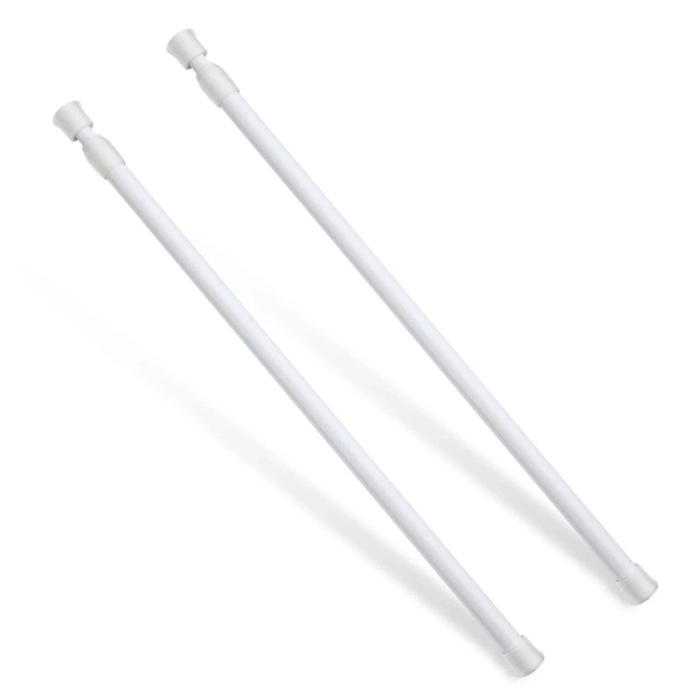 2 Pcs Adjustable Sliding Door Guard Window Lock Bars Security Device for Home