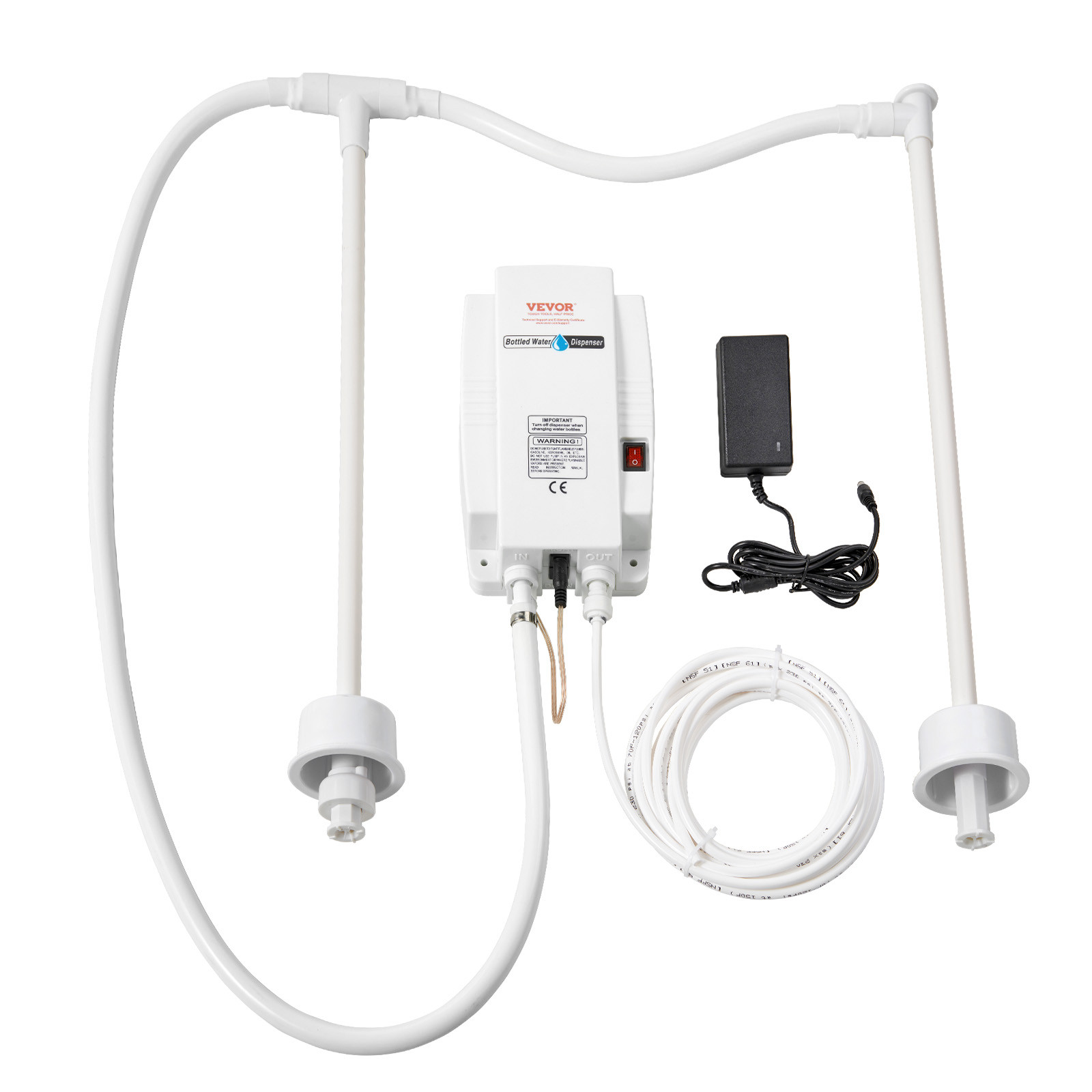 VEVOR 2x5 Gallon Bottled Water Dispenser Pump System Water Dispensing Jug Pump