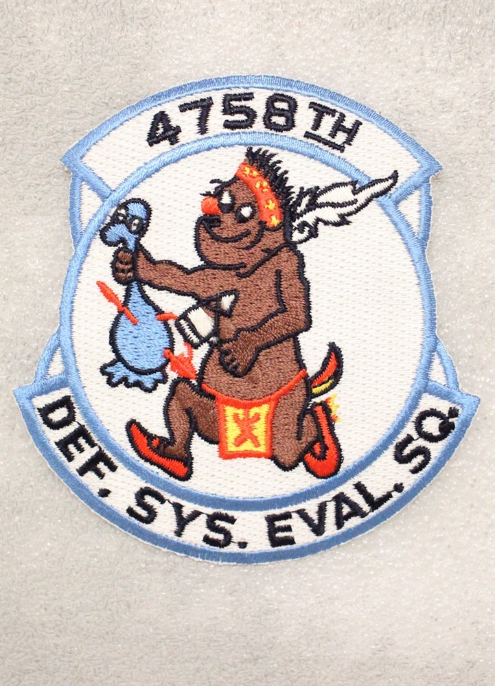 4758th Defense Systems Evaluation Squadron - USAF Air Force Patch 1563