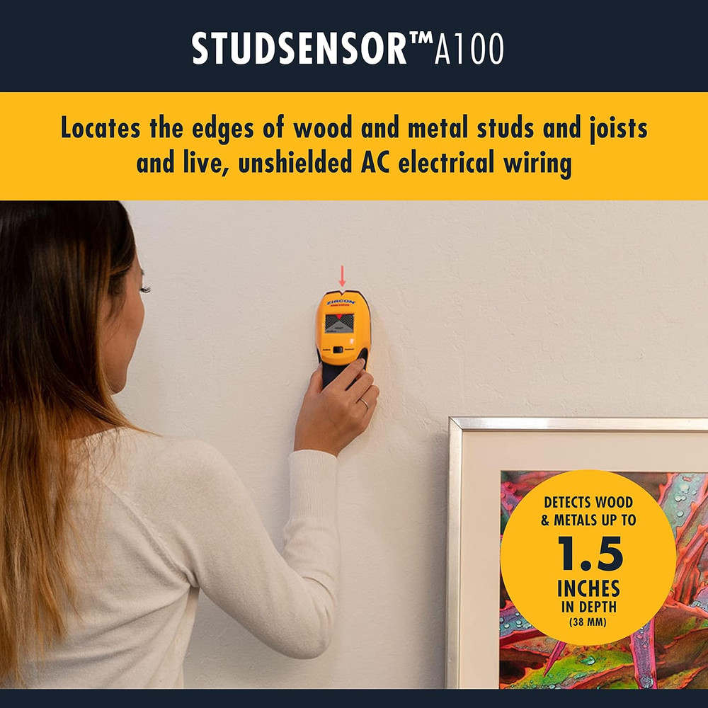 Studsensor A100 Stud Finder and Wall Scanner – Edge Locating Stud Detector with