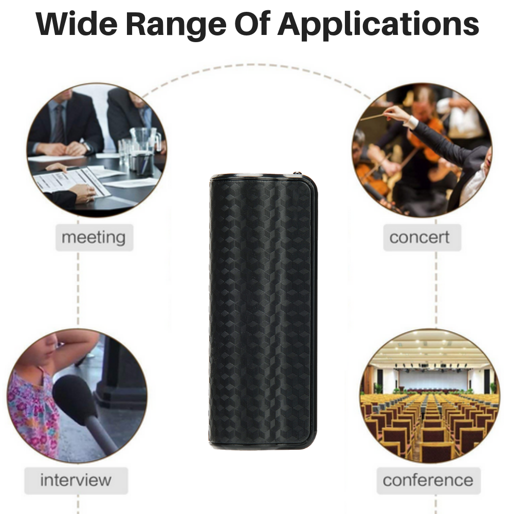 Spy Digital Voice Activated Recorder Mini Hidden Audio Dictaphone Device 16/32GB